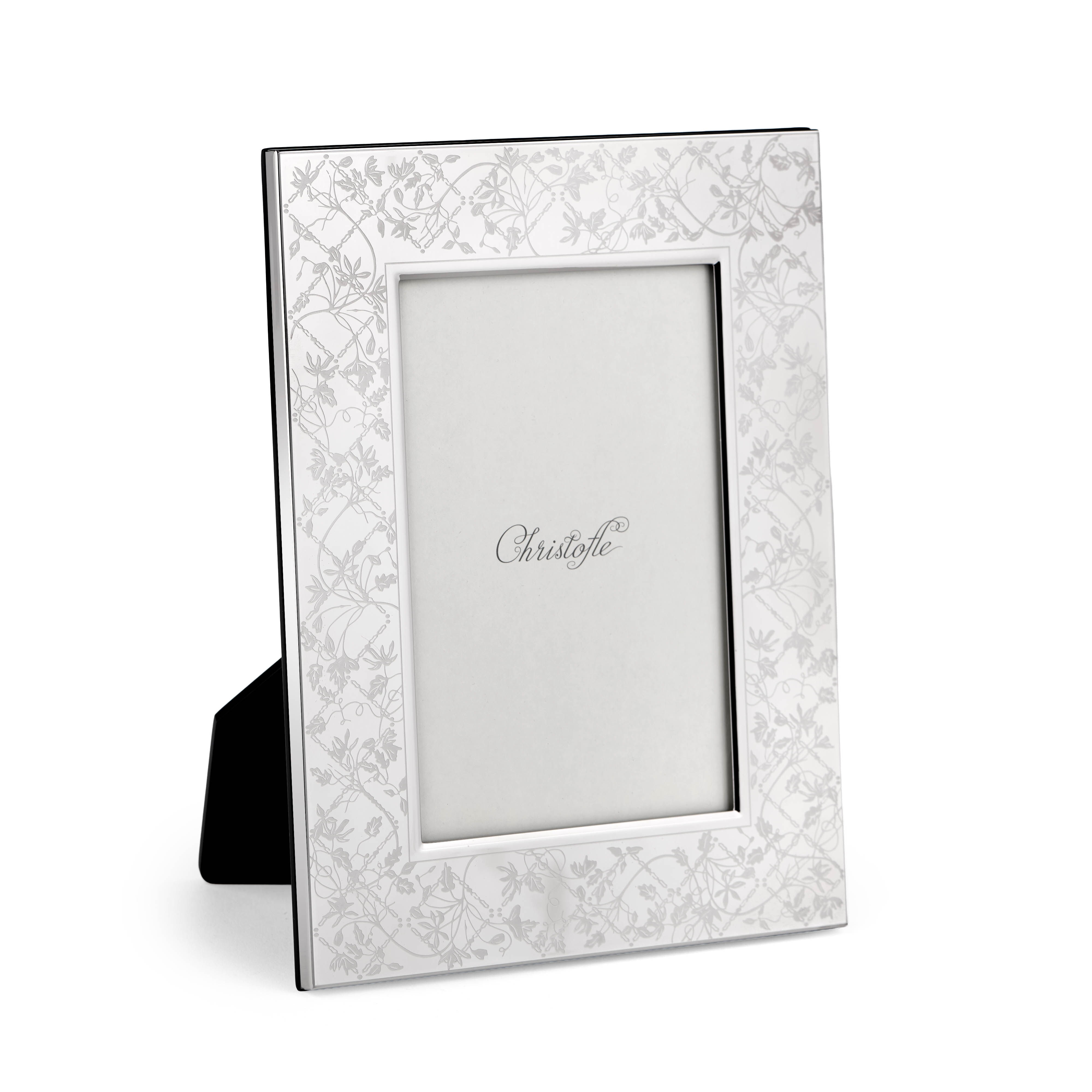 Christofle Les Fables Stainless Steel Picture Frame